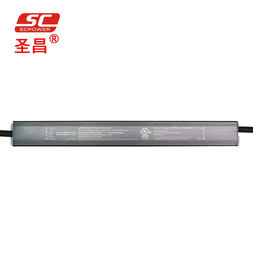 ultra slim power supply triac led driver outdoor ip66 led driver 12v 60w cabinet slim