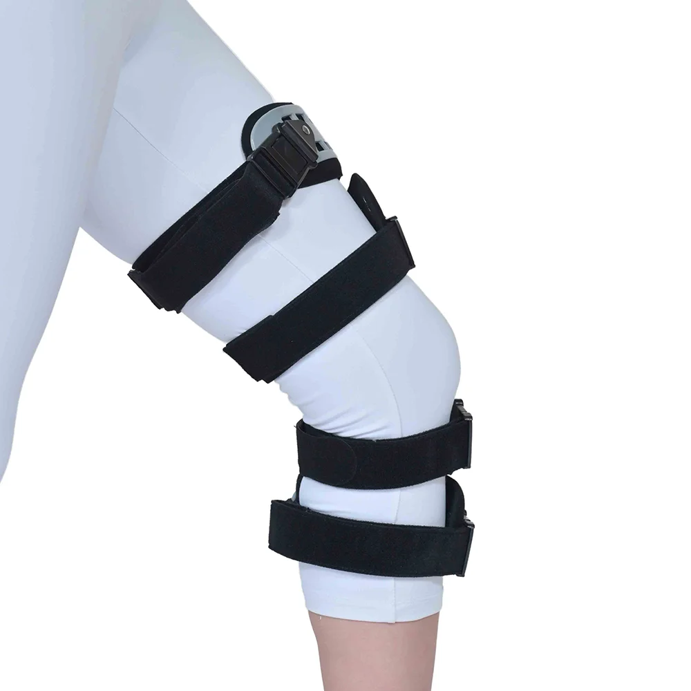 Medical Orthopedic Knee Joint Brace Support Joint Fixation Osteoarthritis Recovery Fracture ROM Knee Stabilizer for Pain Relief