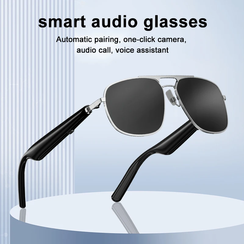 Hot Selling G01-01Smart Glasses Earphones Stereo Touch Control Wireless Headphone UV400 Sunglasses Polarized