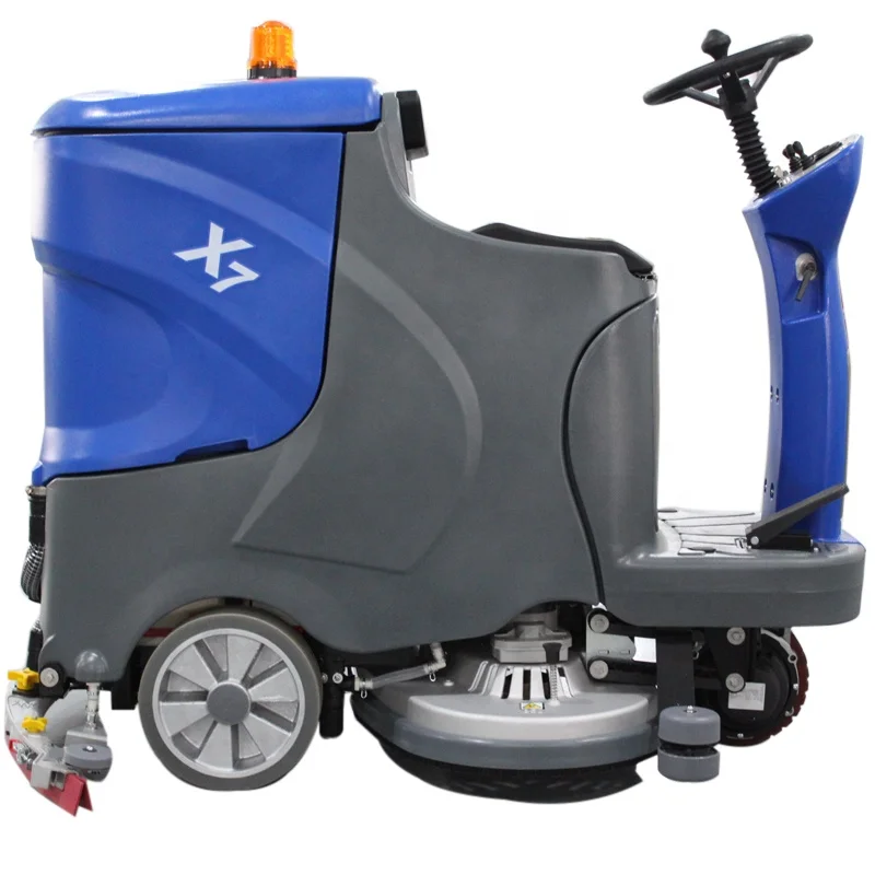 Home Supermarket Floor Washing Floor Cleaning Machine Ride On Sweeper Electric Scrubber