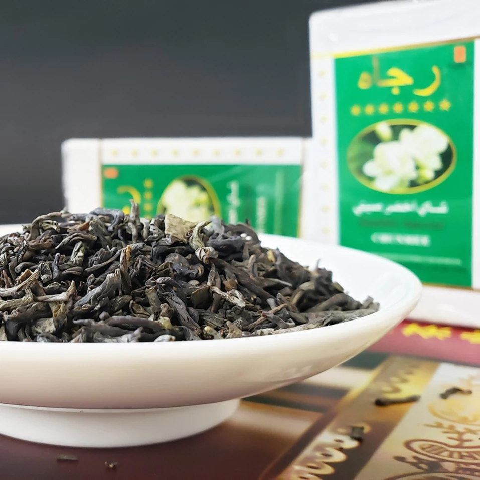 loosen tea leaves THE VERT DE CHINE 41022 4A  jasmine chunmee green tea factory directly in bulk