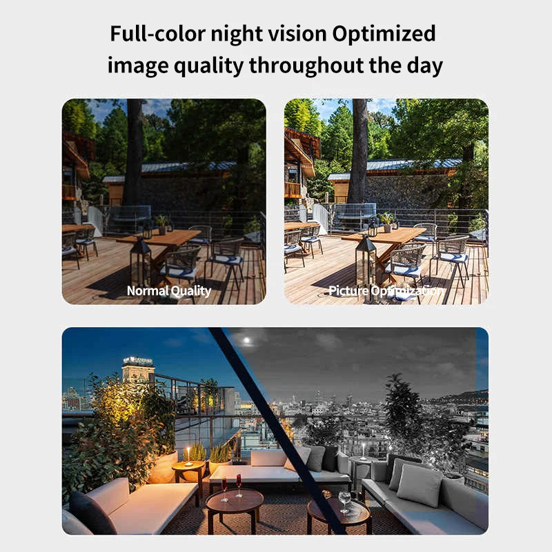 Outdoor Battery Operated 3MP Camera Wireless Surveillance Video Network Camera with Tuya Control