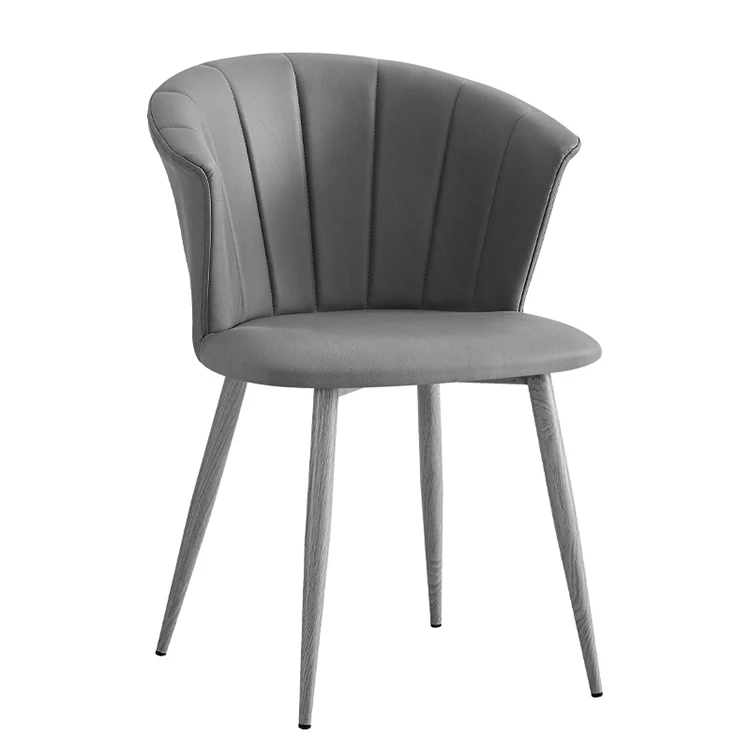 Kitchen Dining Chairs Leather Hot Sale Chair Dressing Wood And Art Deco Rotating Recycled Pu Tufted White Nordic