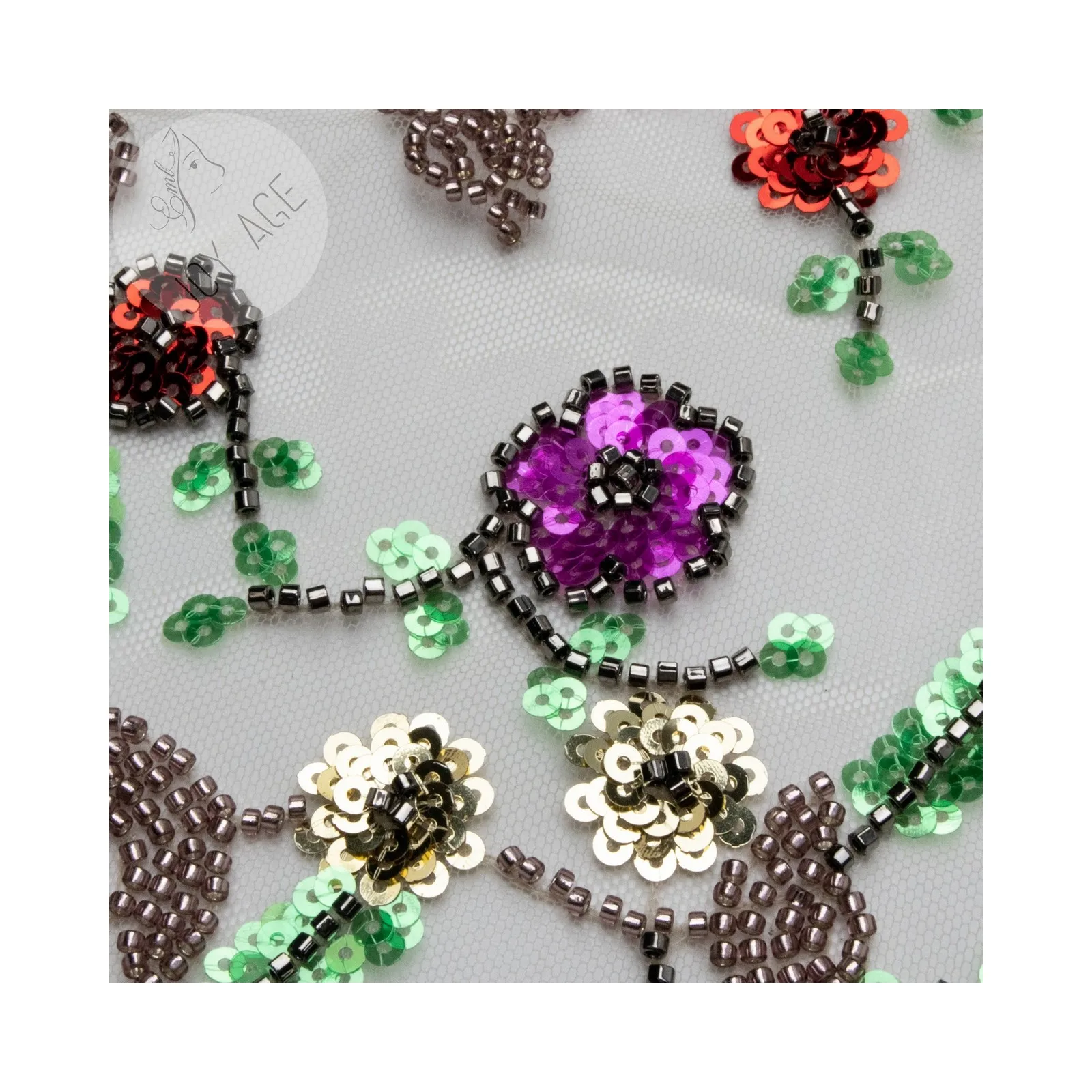 Lightweight and comfortable sequin fabric backdrop sequin embroidery lace fabric lace fabric sequins skirt