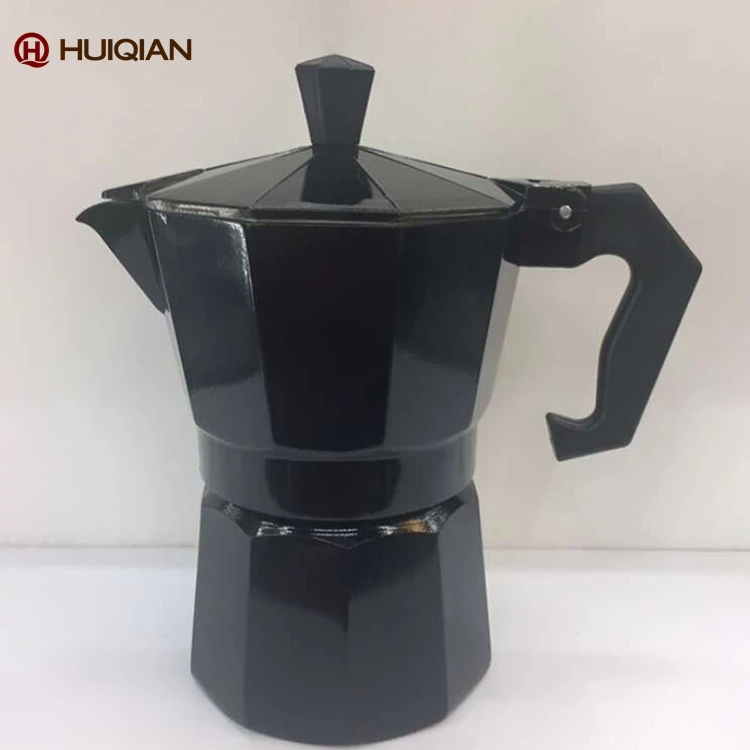 High quality 3 cup portable aluminum italian espresso coffee maker