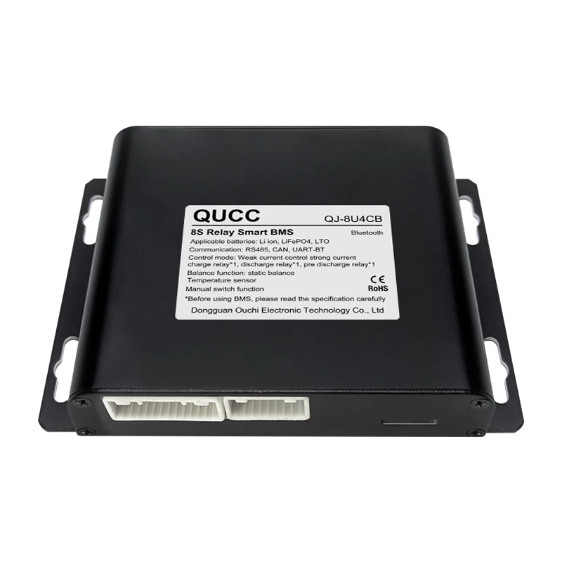 QUCC NCM LFP 8S 24V BMS RS485 CANBUS UART 300A 400A Forklift Truck Bms Tractor Intelligent LIFPO4 25.6V