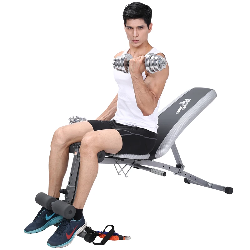 
adjustable dumbbell bench foldable weight lifting bench sit up bench home fitness equipment 