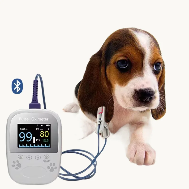 Automatic Portable Handheld Small animal Spo2 And Pulse Rate Vet Pulse Oximeter