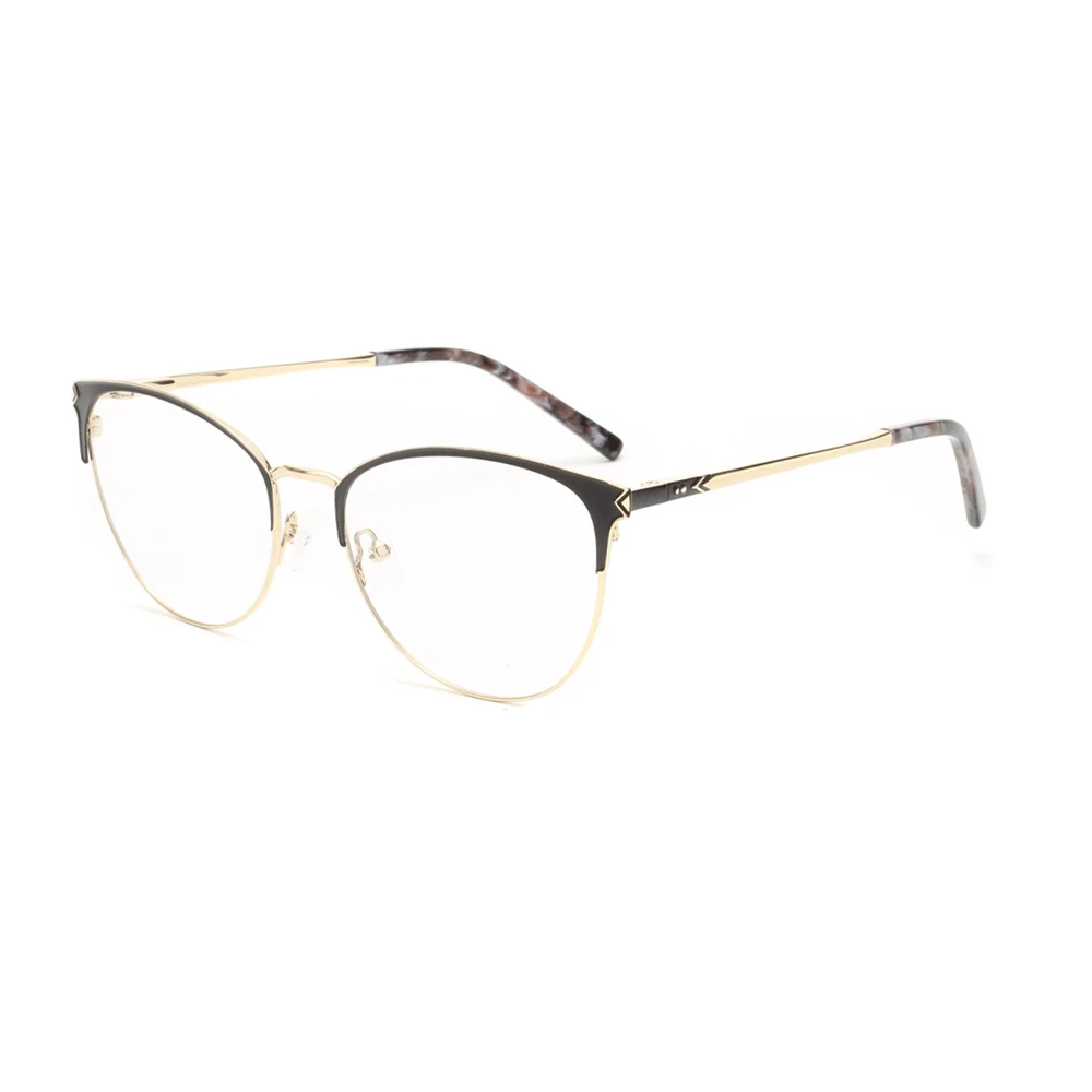 Fashion Square Eyeglasses Optical MetalFrame forWomen Retro Optical Glasses Reading Eyewear Computer Myopia Prescription Glasses