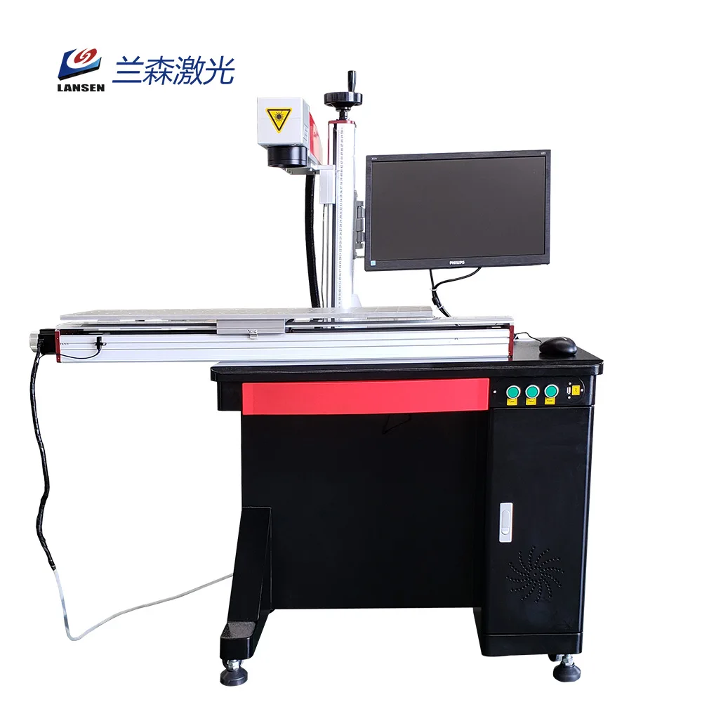 30w 50w 100w Metal recorder fiber laser marking machines for logo qrcode bar printing jewelry engraving cutting price