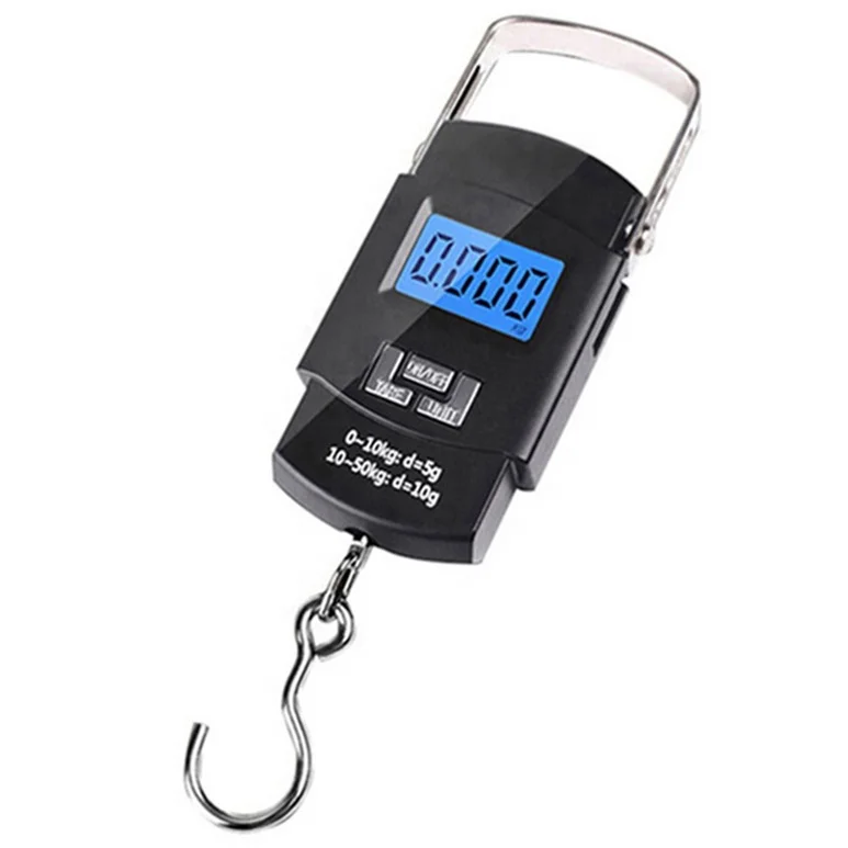Top Supplier Digital Fish Scale 50kg, Foldable Hook With Lock And Weighing Scale