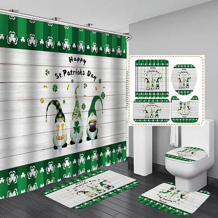 Wholesale Shower Curtain Custom Print Home Decoration Bathroom Shower Curtain Set Waterproof New Design Shower Curtain 3D