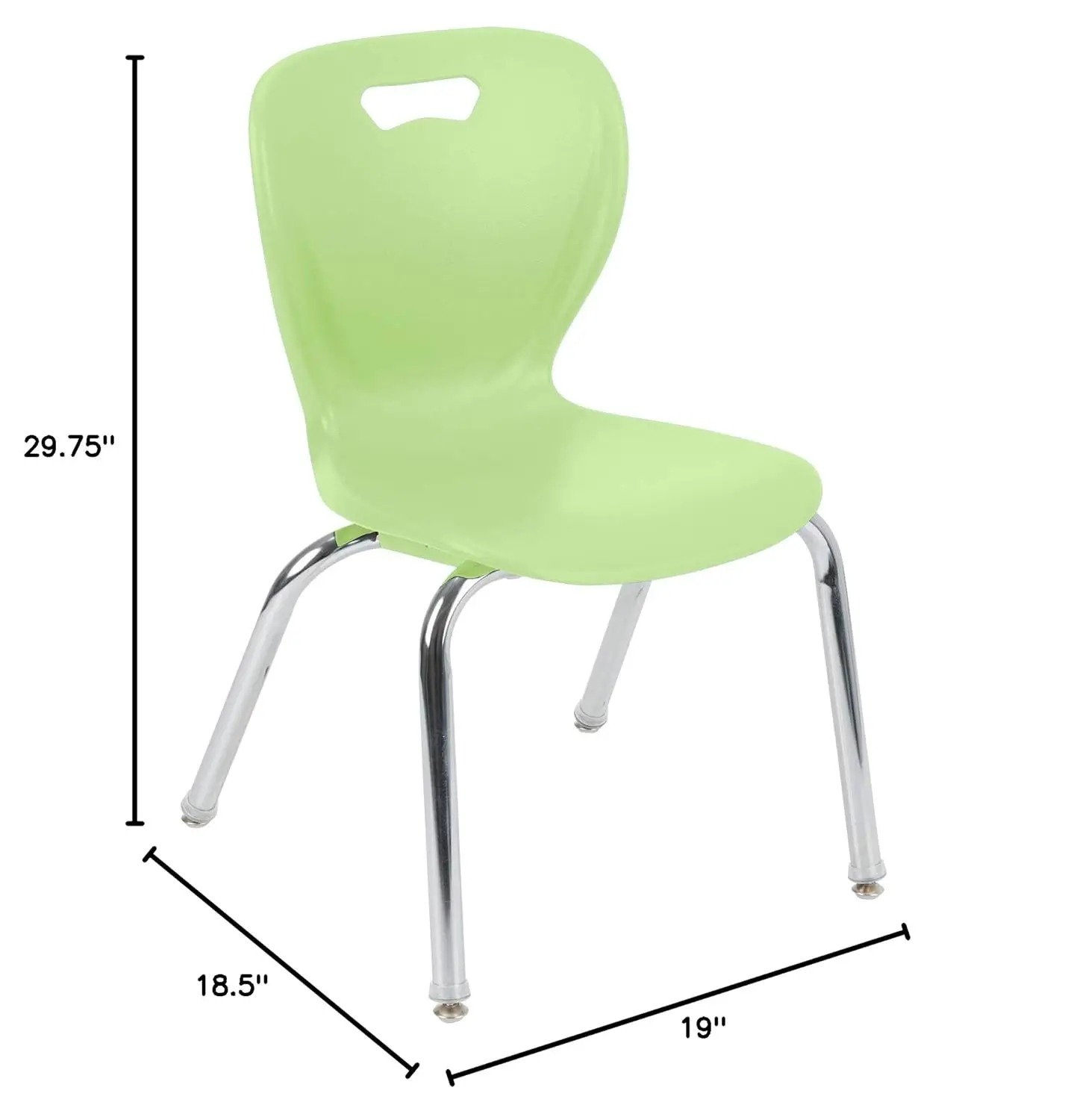 Modern Euro Simple Design School Furniture Student Chair School Plastic Chair