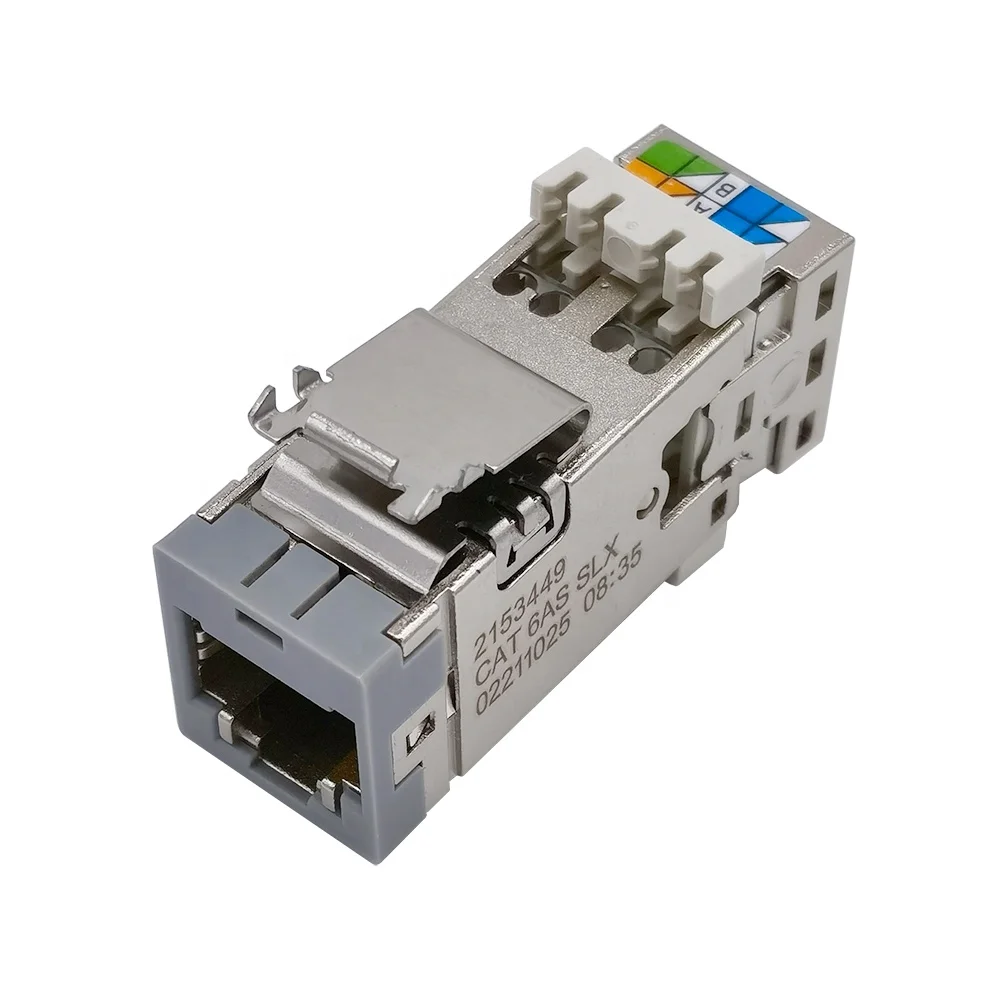 AMP TWIST SLX Series Cat6a Commscope Shielded Keystone Modular Jack Netconnect