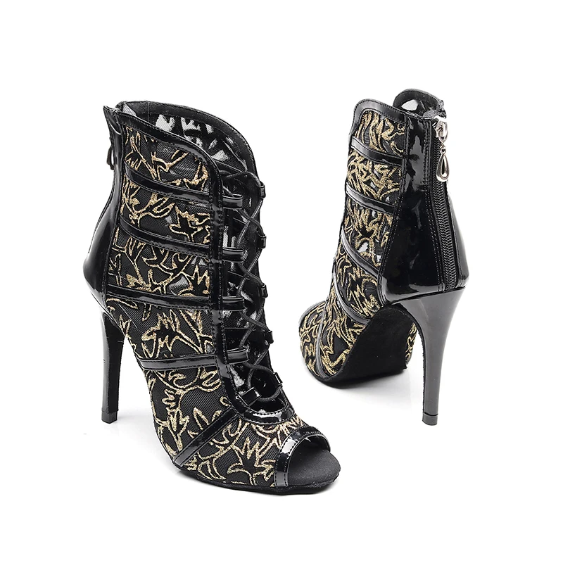 Popular shoes manufacturers Latin Salsa Heel 9cm Ballroom Dance Shoes for New Arrival  Latin Dance Women