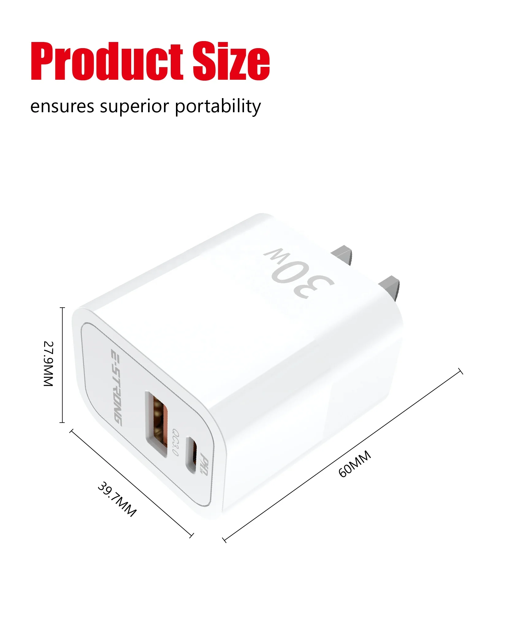 2022 skd phone charge wall charger pd 30 quick charger usb adapter for iphone 11 xiaomi VIVO HUAWEI