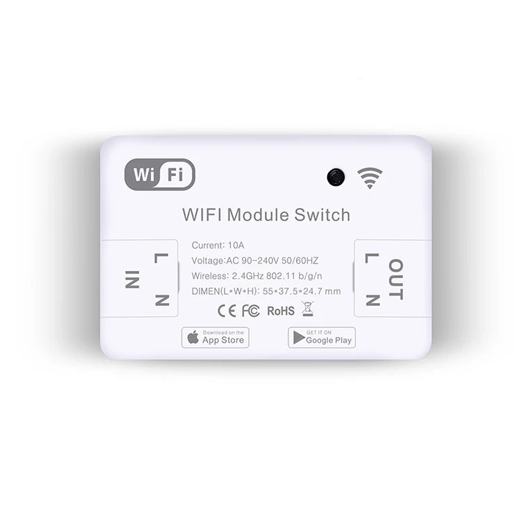 MVAVA 90V- 240V 10A домашней автоматизации беспроводной Wi-Fi Smart BOX Home модуль автоматического включения света переключатель smart продукты