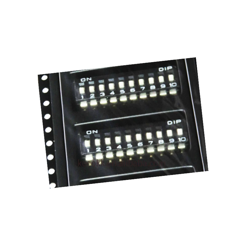 DIP SMD пакет стопы внутренне Размещенный переключатель кодов набора 10-битный ключ DM-10-V DM-10-V-T/R