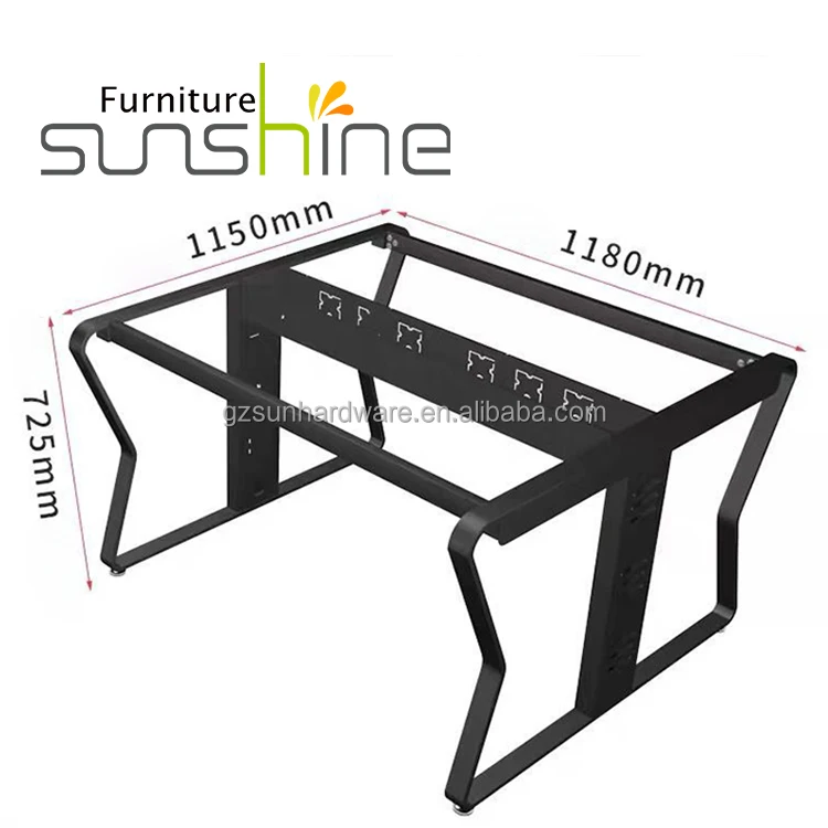 Original Manufacture Sales Office Table Frame Cast Iron Table Legs Frame Steel Base