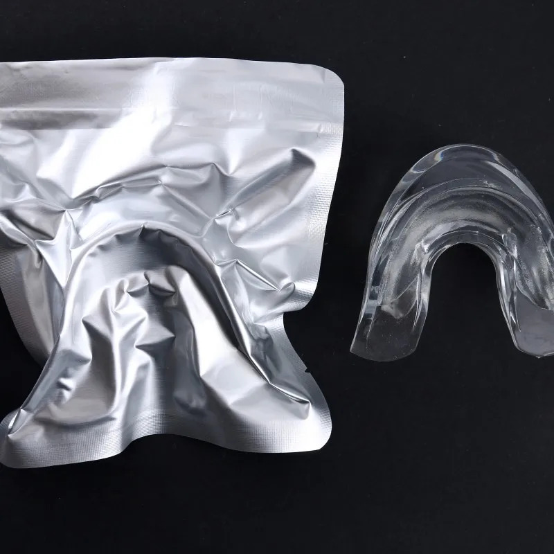 Pre Filled 16% Peroxide Hydrogen Tooth Bleaching Gel White Silicone Mouth Guards Prefilled gel Mouth Teeth Whitening Trays
