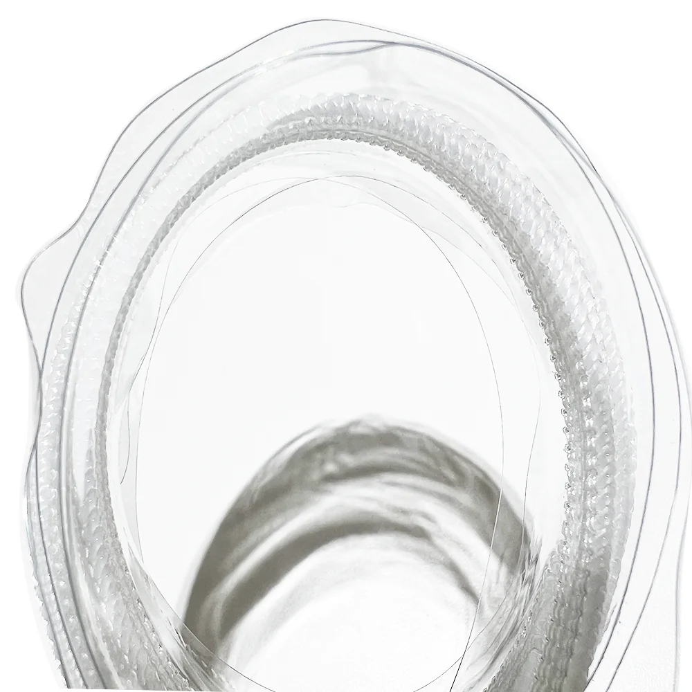 High End Waterproof Translucent Zipper Pvc Zip Long Chain Transparent Pvc Nylon Zipper For Bag Garment