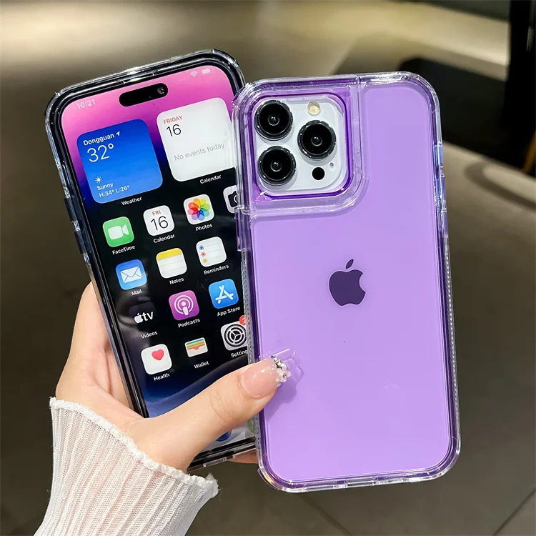 Colorful Clear Space Cover Shockproof Hard PC Soft TPU Phone Case For Samsung Galaxy A56 A26 A16 A06 A15 A05