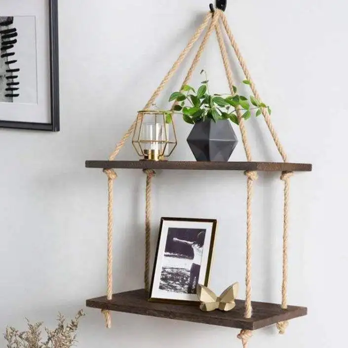 Floating Shelves Wall Shelf  for Bathroom/Kitchen/Bedroom/Living Room Brick Red