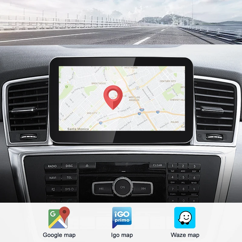 2024 New Car Multimedia Wireless Android AUTO CarPlay 9.33inch 8.4inch Screen For Mercedes Benz M Class W166 ML250 ML350 GL