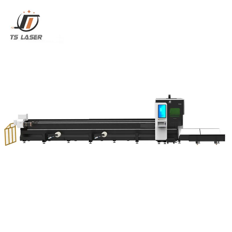 Plate  Pipes Fiber 3D Laser Cutting Machine with Two Chucks China Professional Pipe Laser Cutting Machine for Metal Tube