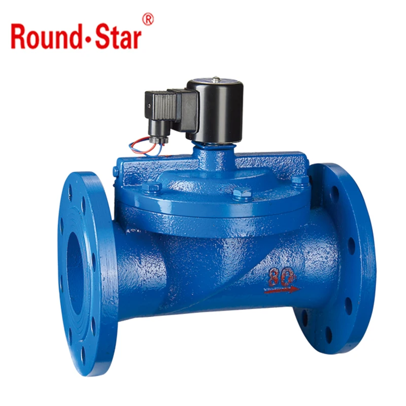 DFD-80CF cast iron solenoid valve 3inch DN80 flange type