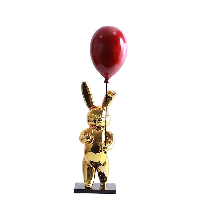 
Modern Decoration Rabbit Stand Decorations For Home Light Luxury Crafts Ceramics 
