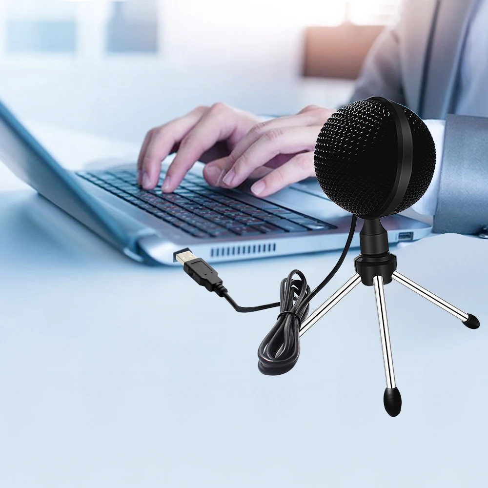 Usb микрофон всенаправленный 360 градусов Сферический компьютер конденсатор микрофоно для Youtube записи пения