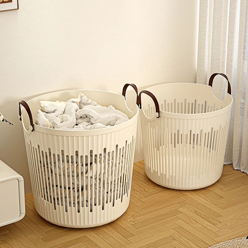 Rmier modern style dirty clothes basket household storage basket bathroom for changing laundry toy doll storage bucket