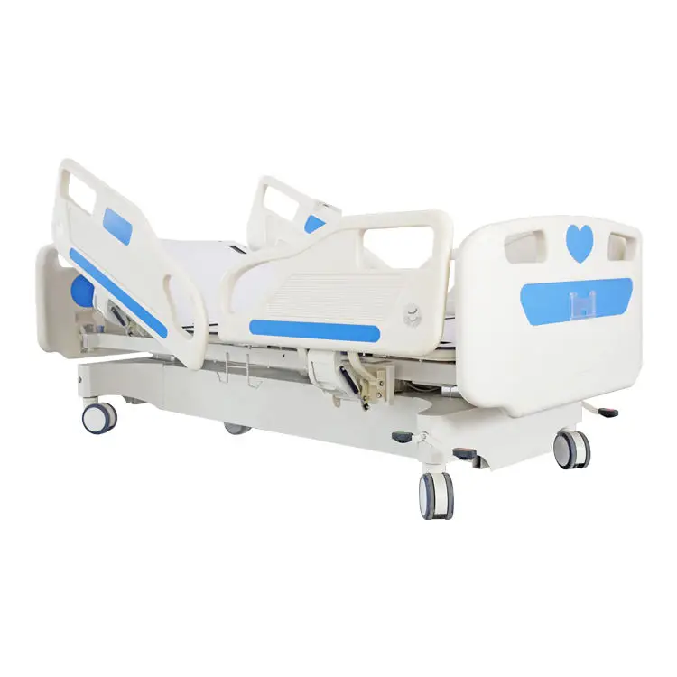 Manual Operation Mechanical Three 3 Function Height Adjustment Medical Hospital Bed