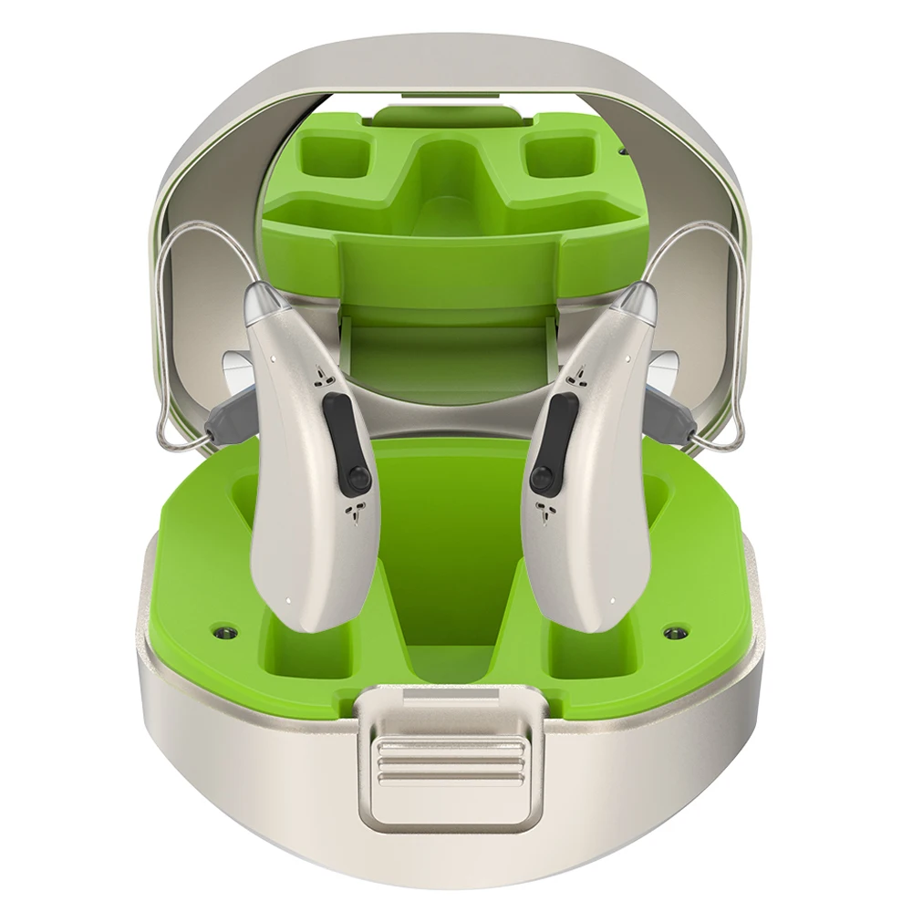 2024 new products rechargeable hearing aid digital mini ric bte hearing aids