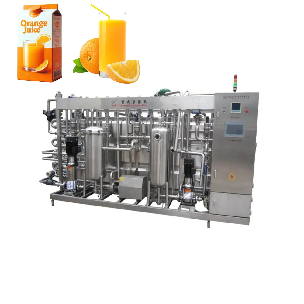 Factory Cheap price Tubular Juice UHT Sterilizer Machine Milk Pasteurizer