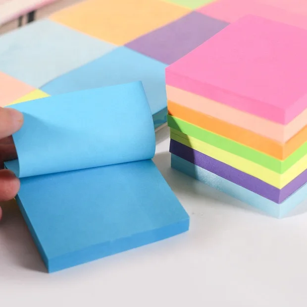 Zeamor Custom Design Stationary Fancy Office Plain Square Sticky Memo Note Pads Post Its Notes For Nurse