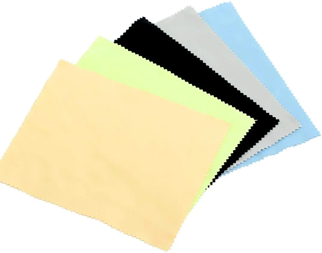 Hot sale In stock multi color size premium microfiber eye glasses cleaning cloth