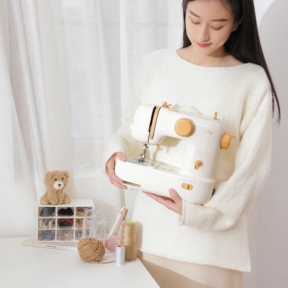 Factory Outlet Complete Functions Portable 5 Stitches Home Use Manual Needle Sewing Machine