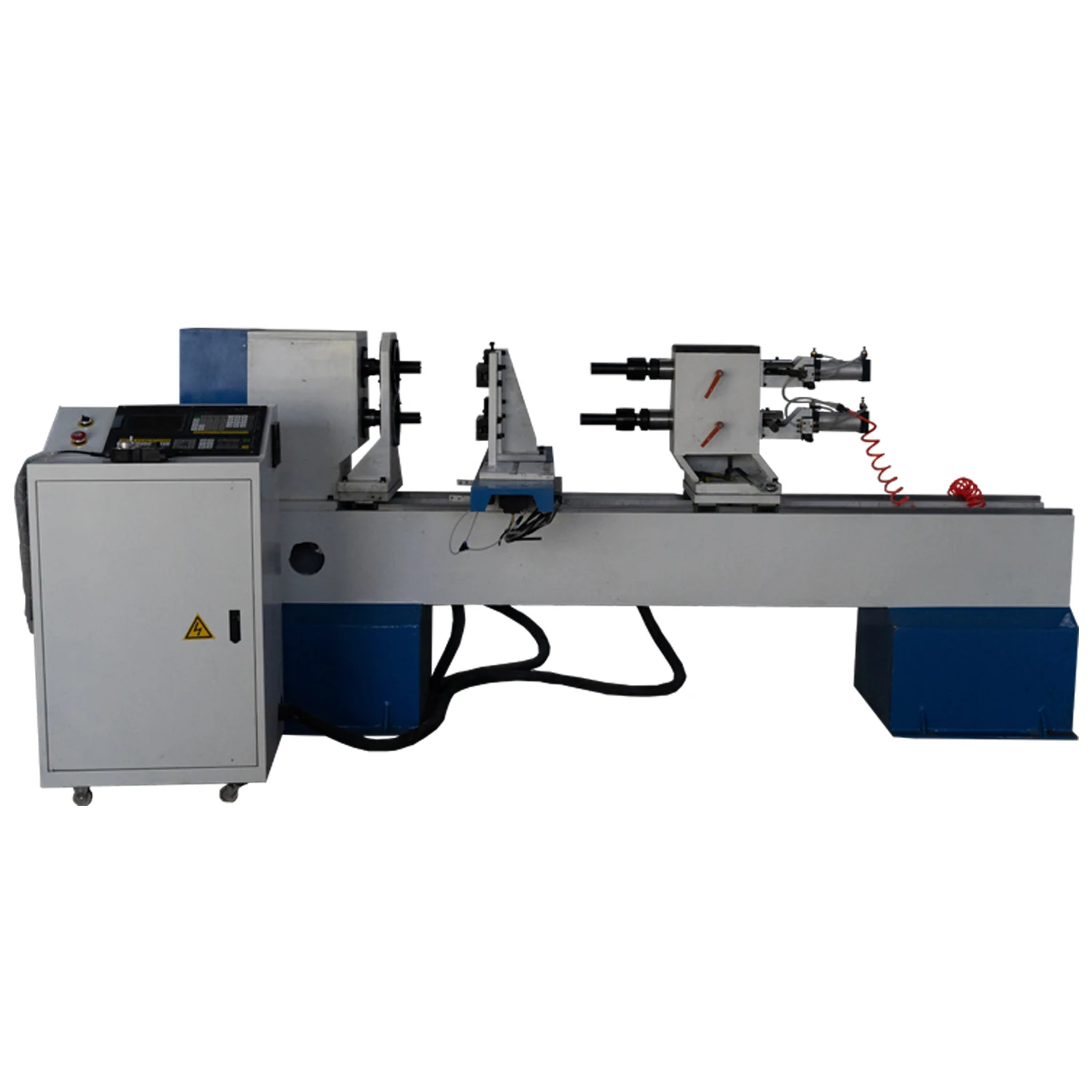 High Accuracy Heavy Duty  Woodworking machinery wood lathe mini cnc wood lathe machine for Staircases table legs chair legs
