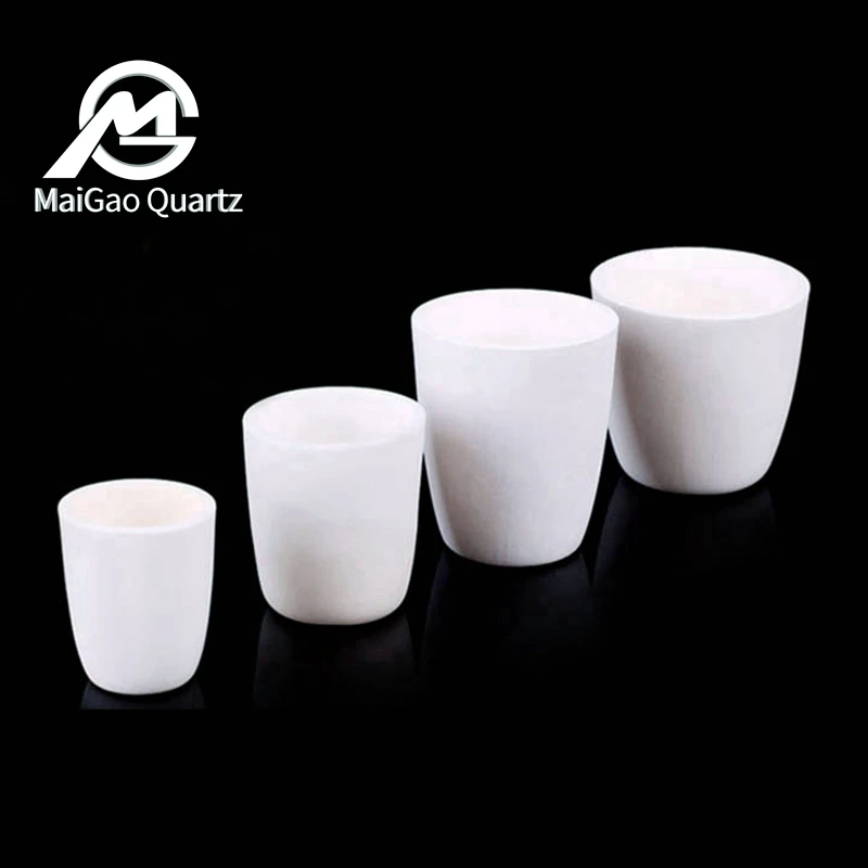 Refractory   Ceramic quartz Melting Crucible For Thermal Analyzer