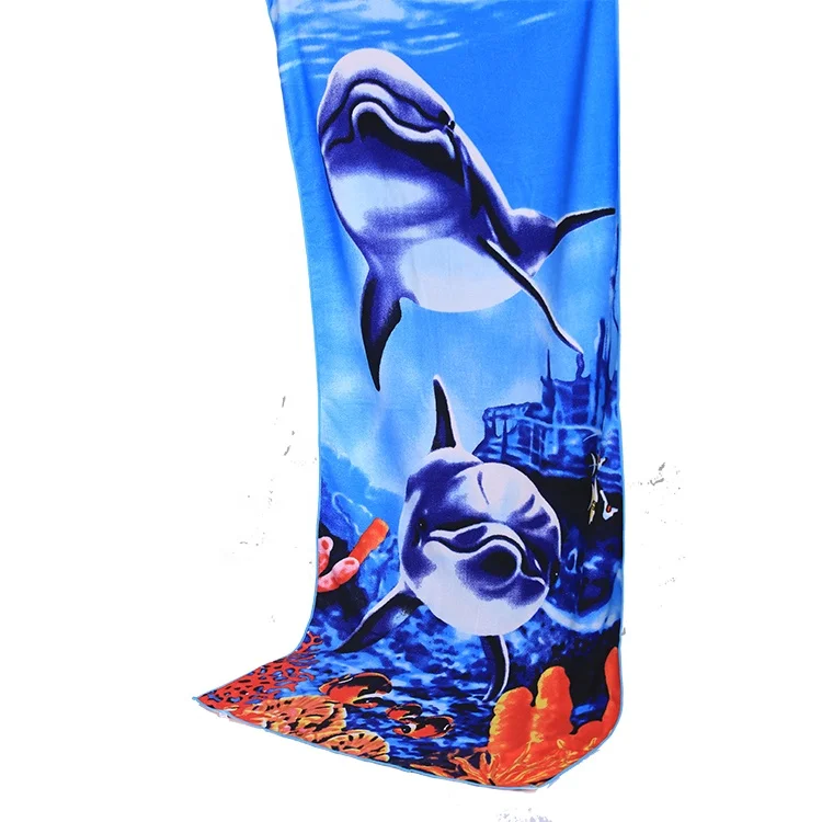 Customized design hemp anime bath 100% cotton beach towels