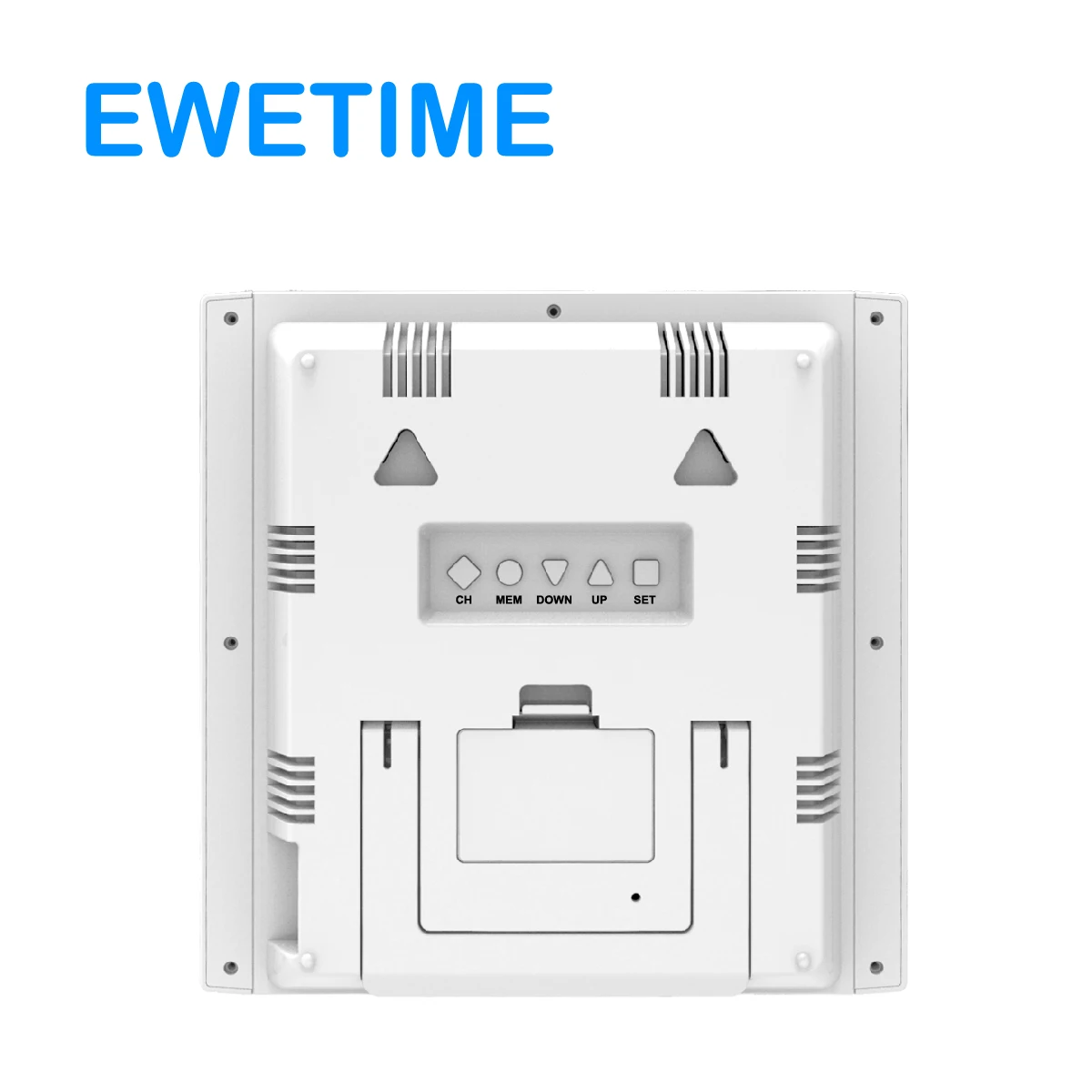 EWETIME 8614A Big LCD digital wall clock with wireless sensor