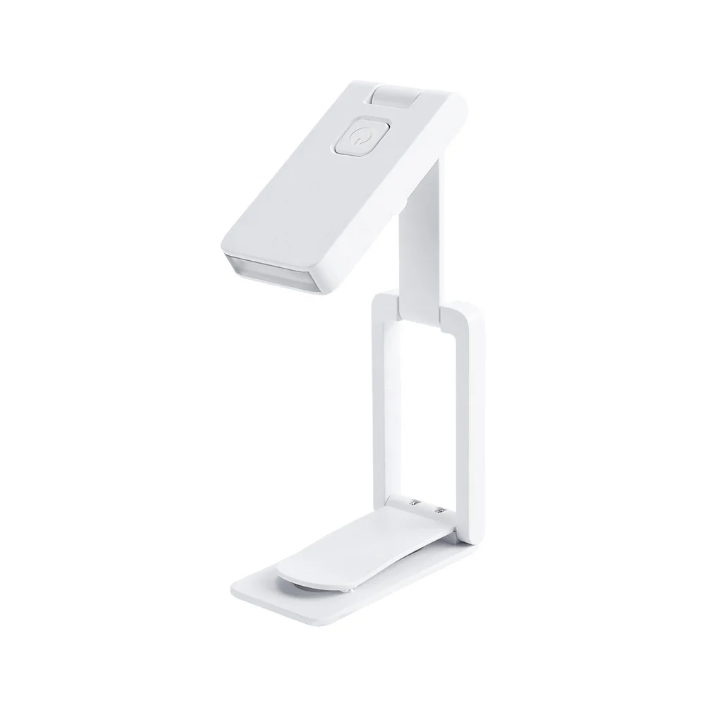 OEM Portable Book Reading Light with USB LED 5V Stepless Dimming Flexible Clip White for Home Use Protects Eyes