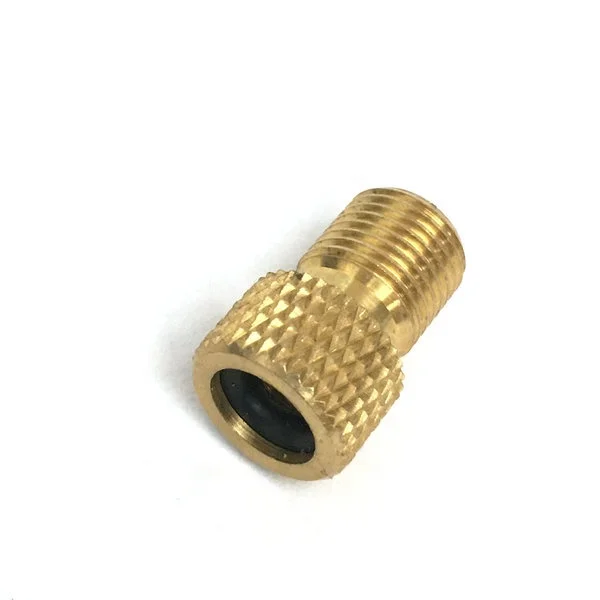 Brass bike bicycle presta to Schrader Converter Tire valve adapter