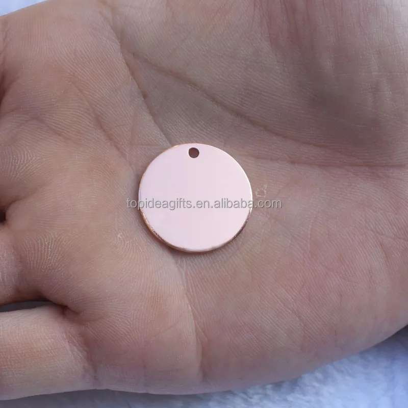 Sterling Silver Round Circle Disc Metal Stamping Blank Engraving Tags Jewellery Design
