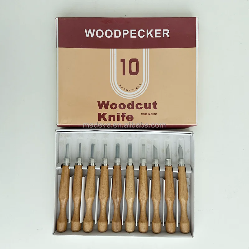 Hand Tools Set Woodworking Tools Carving Knife Tools Wood Carving Knife Set with Storage Case