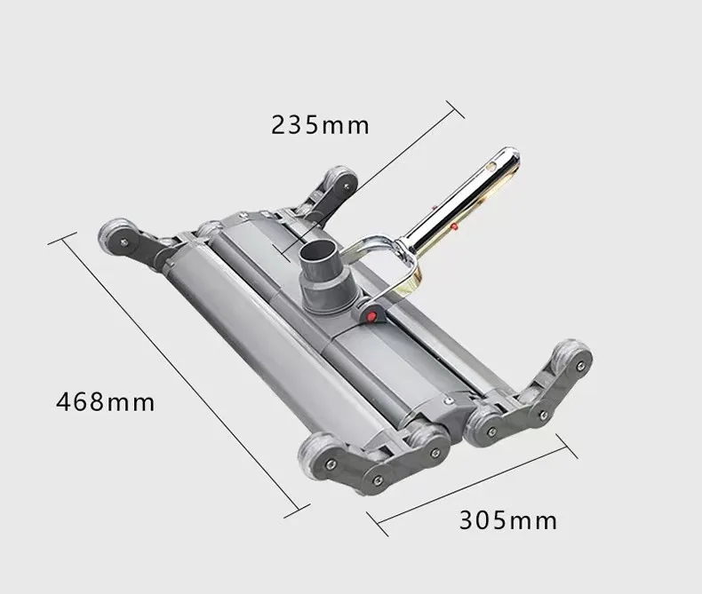 Swimming pool Rotatable 19 inch Strengthen All aluminum heavy-duty vacuum head Pool Cleaning tools Vacuum head