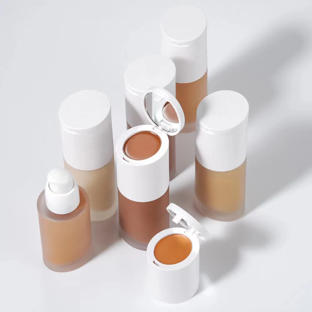 14 colors custom logo Vegan Make Up Foundation High Quality for Dark Skin Full Coverage Cream Foundation