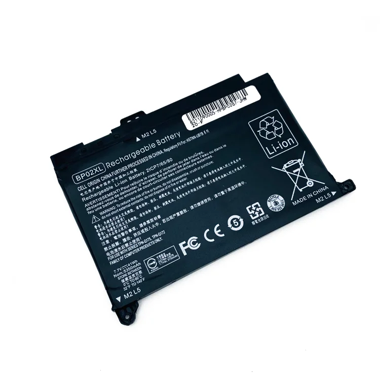 Цена по прейскуранту завода-изготовителя 7,7 V 41Wh BP02XL BP02041XL HSTNN-UB7B Аккумулятор для ноутбука HP Pavilion ПК 15 AU010WM Аккумулятор для ноутбуков